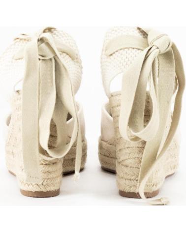 KESLEM ALPARGATA CON CUNA ALTA PARA MUJER EN COLOR BEIGE