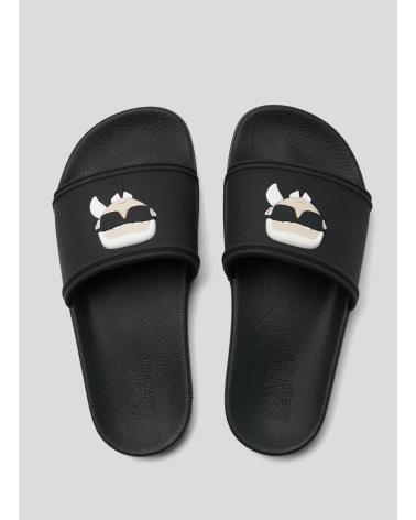 KARL LAGERFELD CHANCLA KONDO MAXI KARL NFT SLIDE NEGRO