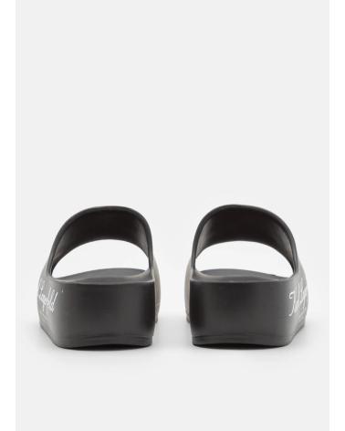 KARL LAGERFELD CHANCLA KOBO II HOTEL LOGO SLIDE NEGRO