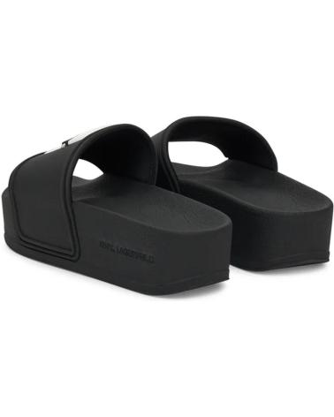 KARL LAGERFELD CHANCLA KONDO MAXI KARL NFT SLIDE NEGRO