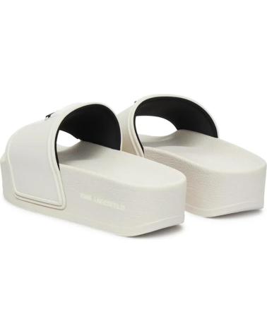 KARL LAGERFELD CHANCLA KONDO MAXI KARL NFT SLIDE BEIGE