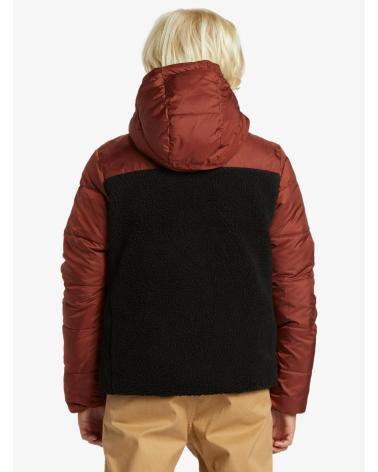 JAQUETA REVERSÍVEL QUIKSILVER EQBJK03298 GRANADA E PRETA GRANATE