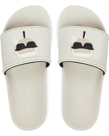 KARL LAGERFELD CHANCLA KONDO MAXI KARL NFT SLIDE BEIGE
