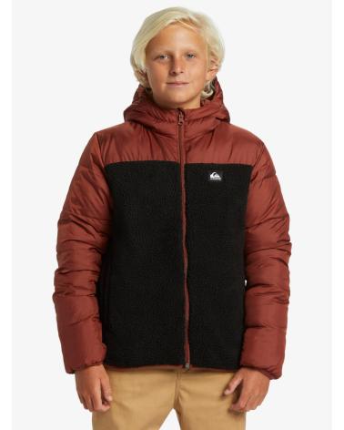 JAQUETA REVERSÍVEL QUIKSILVER EQBJK03298 GRANADA E PRETA GRANATE
