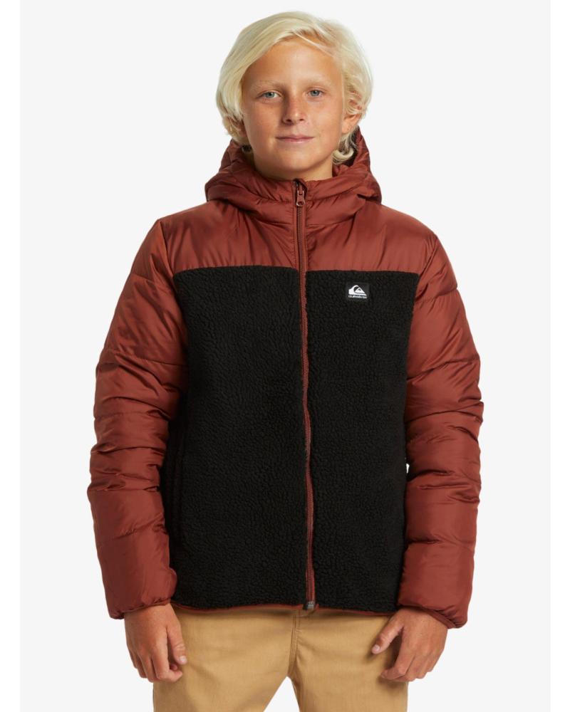 JAQUETA REVERSÍVEL QUIKSILVER EQBJK03298 GRANADA E PRETA GRANATE