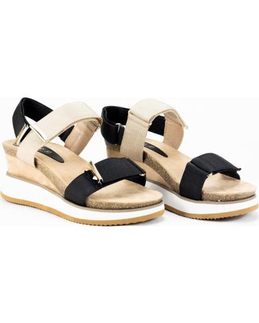 Sandali-eleganti-da-donna-KESLEM-SANDALIA-DEPORTIVA-CON-CUNA-EN-COLOR-NEGRO