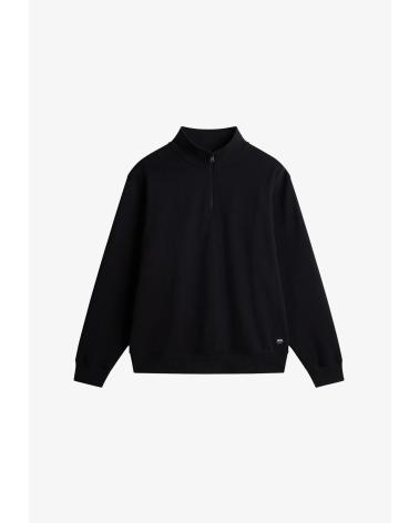 VANS OFF THE WALL LOOSE FIT HALF-ZIP SWEATSHIRT X62LN1 BLACK NEGRO