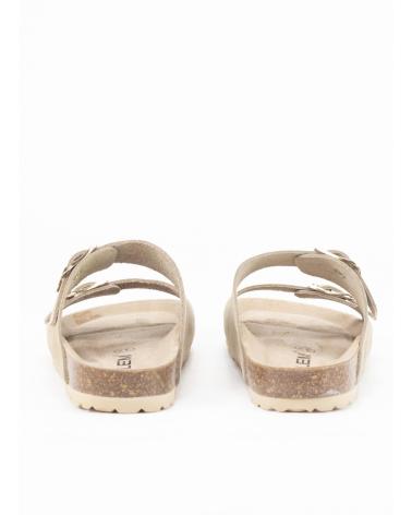 KESLEM SANDALIA DE PIEL PARA MUJER EN COLOR TAUPE