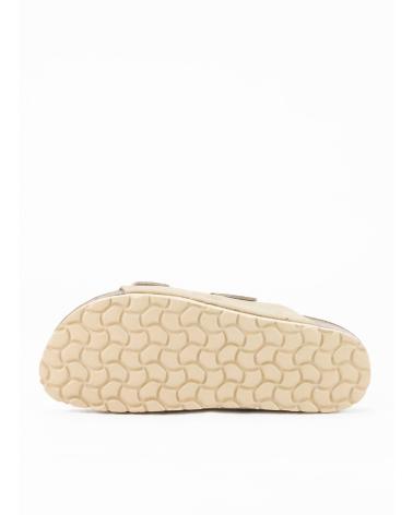 KESLEM SANDALIA DE PIEL PARA MUJER EN COLOR TAUPE