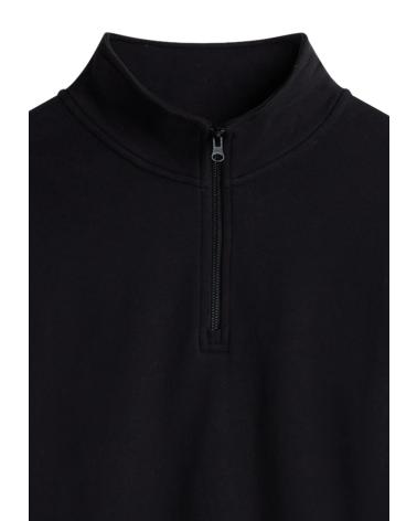 VANS OFF THE WALL LOOSE FIT HALF-ZIP SWEATSHIRT X62LN1 BLACK NEGRO
