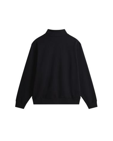 VANS OFF THE WALL LOOSE FIT HALF-ZIP SWEATSHIRT X62LN1 BLACK NEGRO