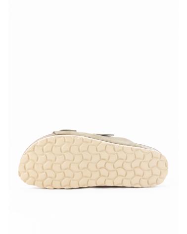 KESLEM SANDALIA DE PIEL PARA MUJER EN COLOR KAKI