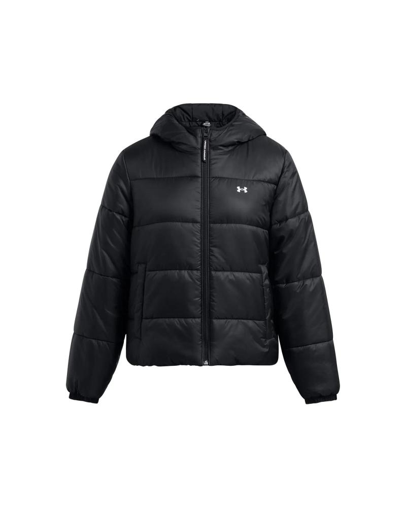 UNDER ARMOUR HOODED PADDED JACKET 1389183 BLACK BLACK