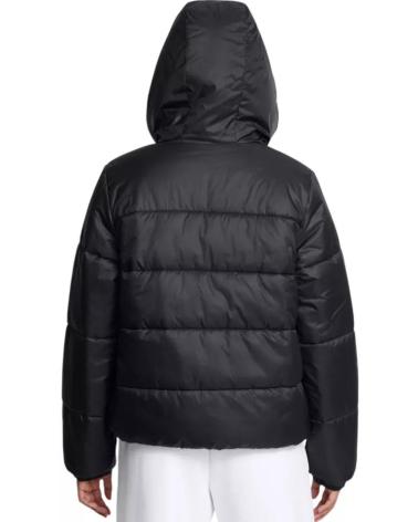 UNDER ARMOUR HOODED PADDED JACKET 1389183 BLACK BLACK