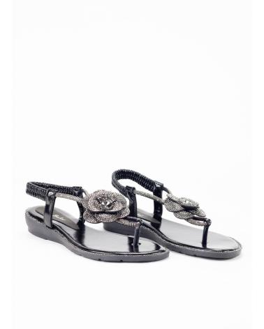 KESLEM SANDALIA CON CUNA PARA MUJER EN COLOR NEGRO