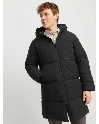 JACK & JONES PADDED HOODED JACKET 12260440 BLACK BLACK
