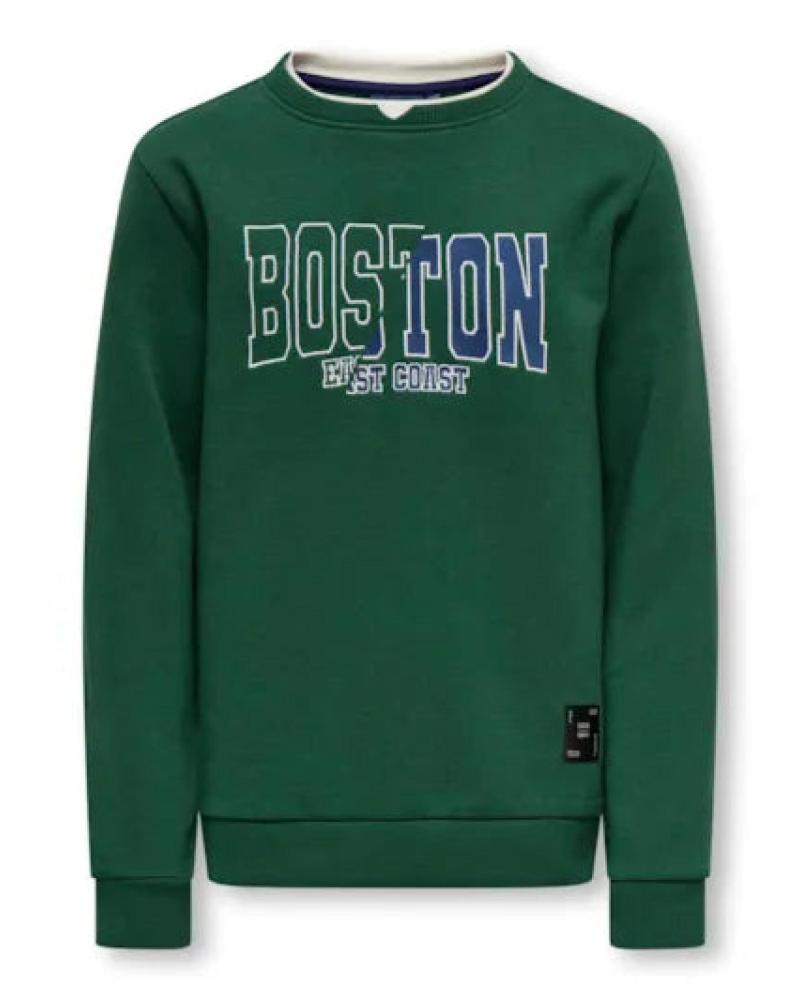 FELPA ONLY KIDS BOSTON VERDE - MODELLO 15335306 VERDE