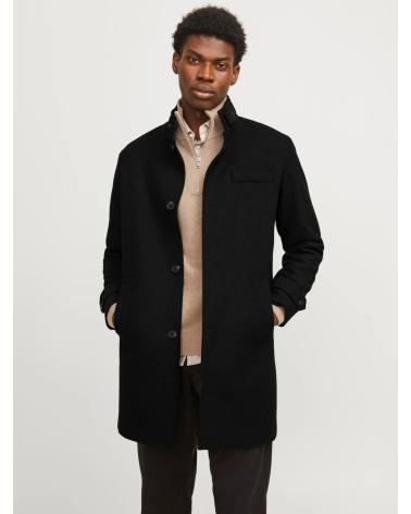 ABRIGO DE LANA JACK & JONES NEGRO - MODELO 12259449 BLACK