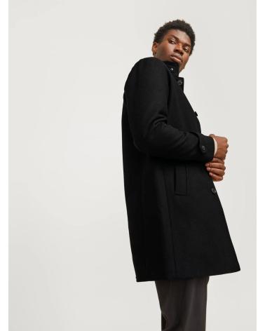 JACK & JONES WOLLMANTEL SCHWARZ - MODELL 12259449 BLACK