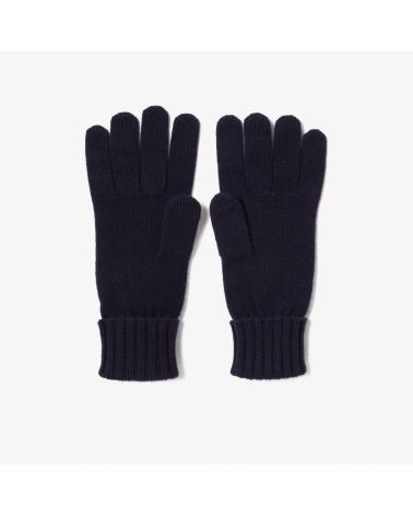 GANTS EN LAINE LACOSTE RV0452 BLEU MARINE AZUL MARINO