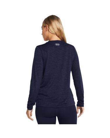 UNDER ARMOUR TECH LONG SLEEVE T-SHIRT 1384226 NAVY BLUE WOMEN'S AZUL MARINO