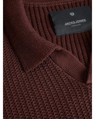 JACK & JONES 12277993 LONG SLEEVE POLO BROWN MARRóN