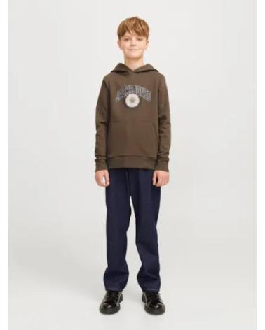SUDADERA CON CAPUCHA JACK & JONES JUNIOR 12266761 MARRÓN MARRóN