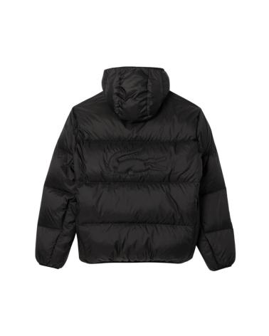 LACOSTE CASACO ACOLCHOADO IMPERMEÁVEL PRETO NEGRO