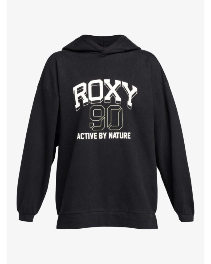 ROXY ESSENTIAL ENERGY ERJFT04862 BLACK HOODIE NEGRO