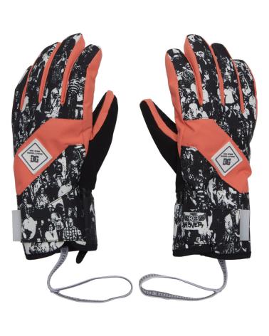 DC SHOES SNOWBOARD AND SKI GLOVES MODEL ADJHN03015 ORANGE NARANJA