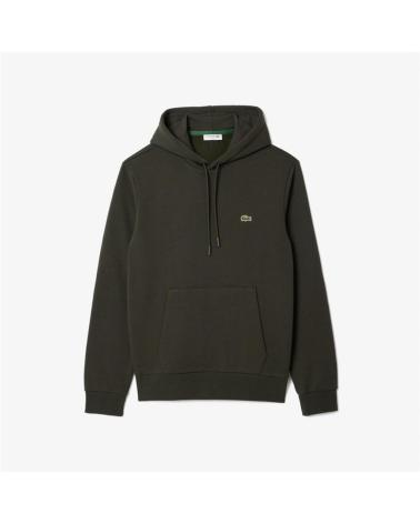 SWEATSHIRT LACOSTE SH962300 EN MOLLETON À CAPUCHE VERT VERDE
