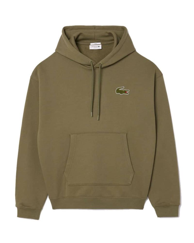 LACOSTE SWEAT À CAPUCHE VERT SH275400 VERDE