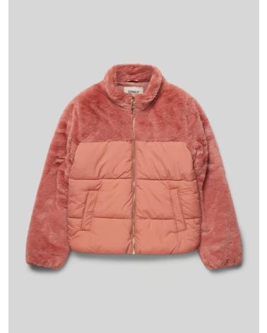 ONLY FAUX FUR PADDED JACKET 15324627 PINK ROSA