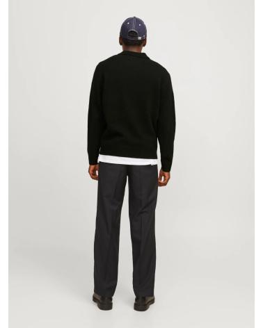JACK & JONES POLO NECK JUMPER 12246613 BLACK BLACK
