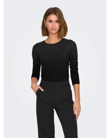ONLY ONLSOLITA KNITTED SWEATER BLACK 15346043 BLACK