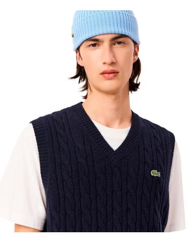 LACOSTE GILET EN TRICOT AH3132-00 BLEU MARINE AZUL MARINO