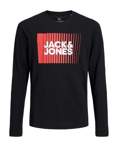 T-SHIRT MANCHES LONGUES JACK & JONES JACKJONES 12244209 NOIR NEGRO