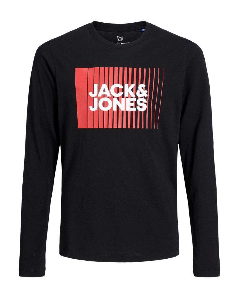 T-SHIRT MANCHES LONGUES JACK & JONES JACKJONES 12244209 NOIR NEGRO
