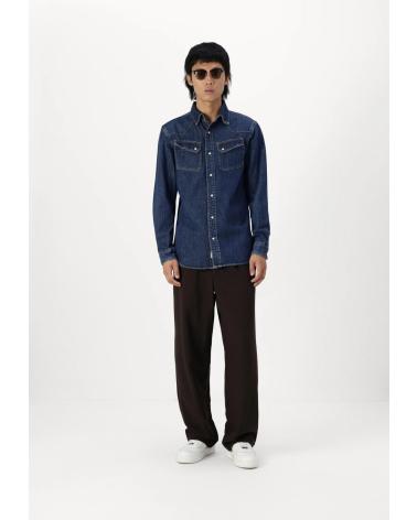 JACK AND JONES CHEMISE JEAN CLASSIQUE BLEU MODÈLE 12261895 AZUL