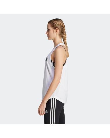 ADIDAS LOUNGEWEAR ESSENTIALS TANK TOP GL0567 WHITE BLANCO
