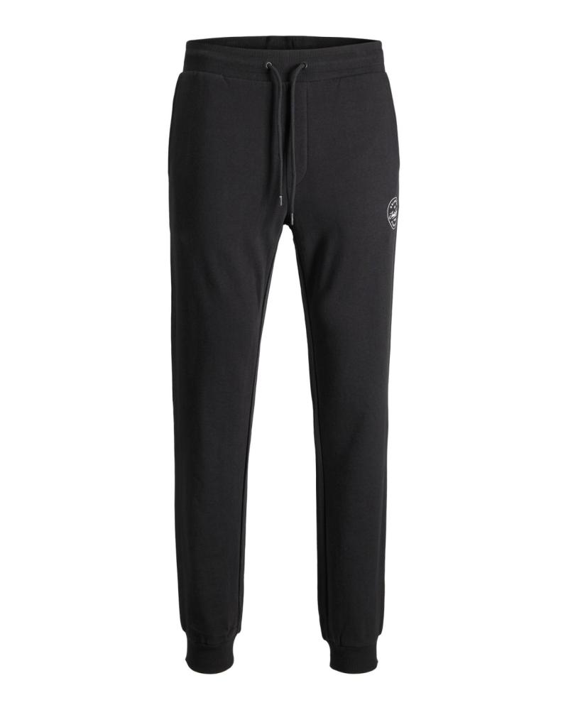 JACK & JONES TRAININGSHOSE 12165322 BLACK - BEQUEME PASSFORM BLACK