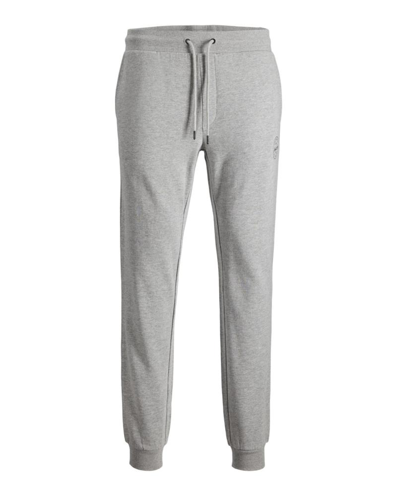 JACK & JONES SWEATPANTS 12165322 LIGHT GREY - COMFORTABLE FIT GRIS CLARO