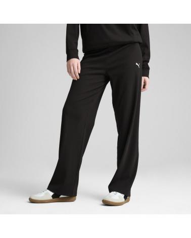 PANTALONI DA TUTA PUMA ESS ELEVATED NERI | MODELLO 685025 NEGRO