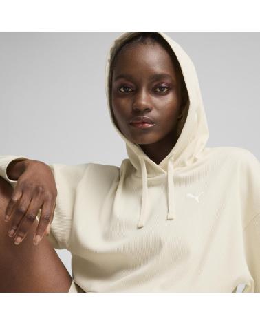 SWEAT À CAPUCHE PUMA ESS ELEVATED BEIGE | MODÈLE 685023 BEIGE