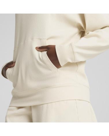 SWEAT À CAPUCHE PUMA ESS ELEVATED BEIGE | MODÈLE 685023 BEIGE