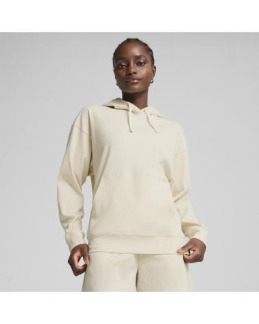 SWEAT À CAPUCHE PUMA ESS ELEVATED BEIGE | MODÈLE 685023 BEIGE