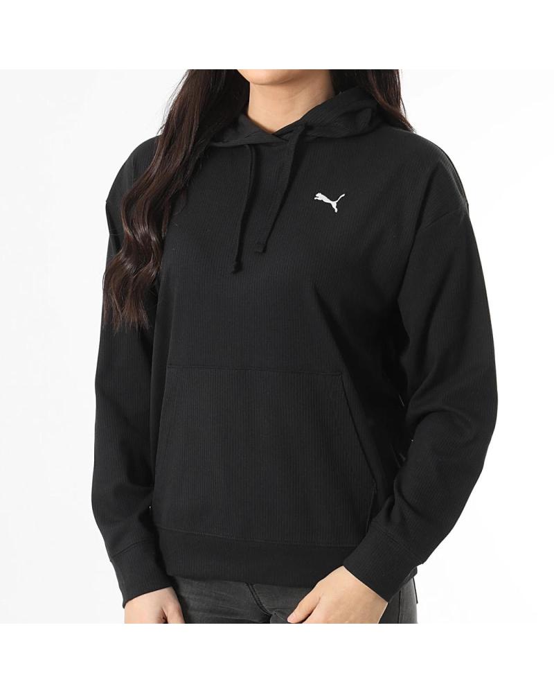 SWEAT À CAPUCHE PUMA ESS ELEVATED 685023 NOIR NEGRO