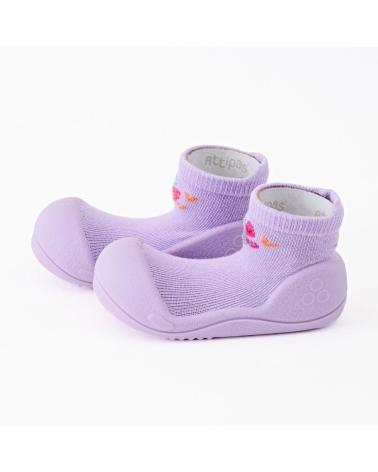 ATTIPAS DM BUTTERFLY ABU010 - PURPLE FIRST STEPS SHOES PúRPURA