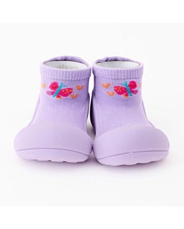 ATTIPAS DM BUTTERFLY ABU010 - PURPLE FIRST STEPS SHOES PúRPURA