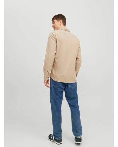 CAMISA CASUAL JACK & JONES 12235974 BEGE BEIGE